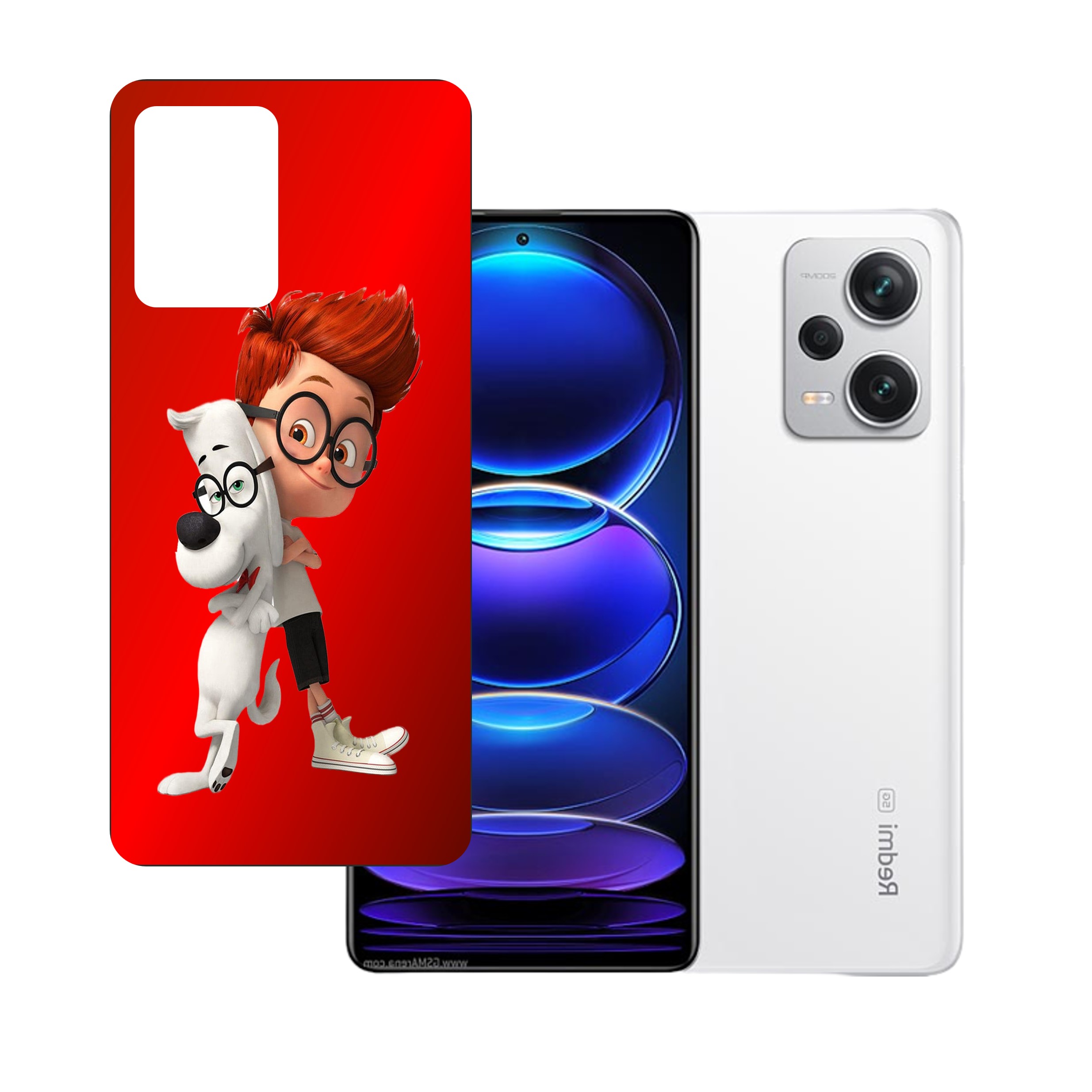  Xiaomi Redmi Note 12  UV Embossed Touch Feel Modern Stylish Design back Skin Protector for (Not a Tempered glass)