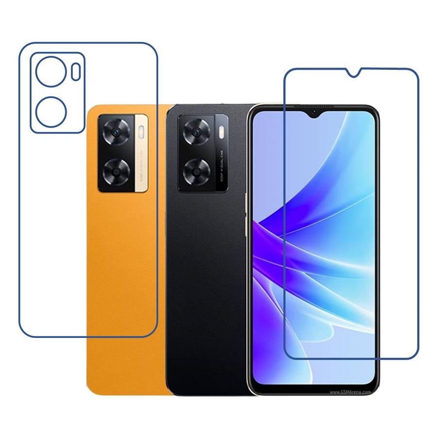 Oppo A77s 9H Protective Compatible Mobile Screen Protector For Front & Back (Not a Tempered glass)