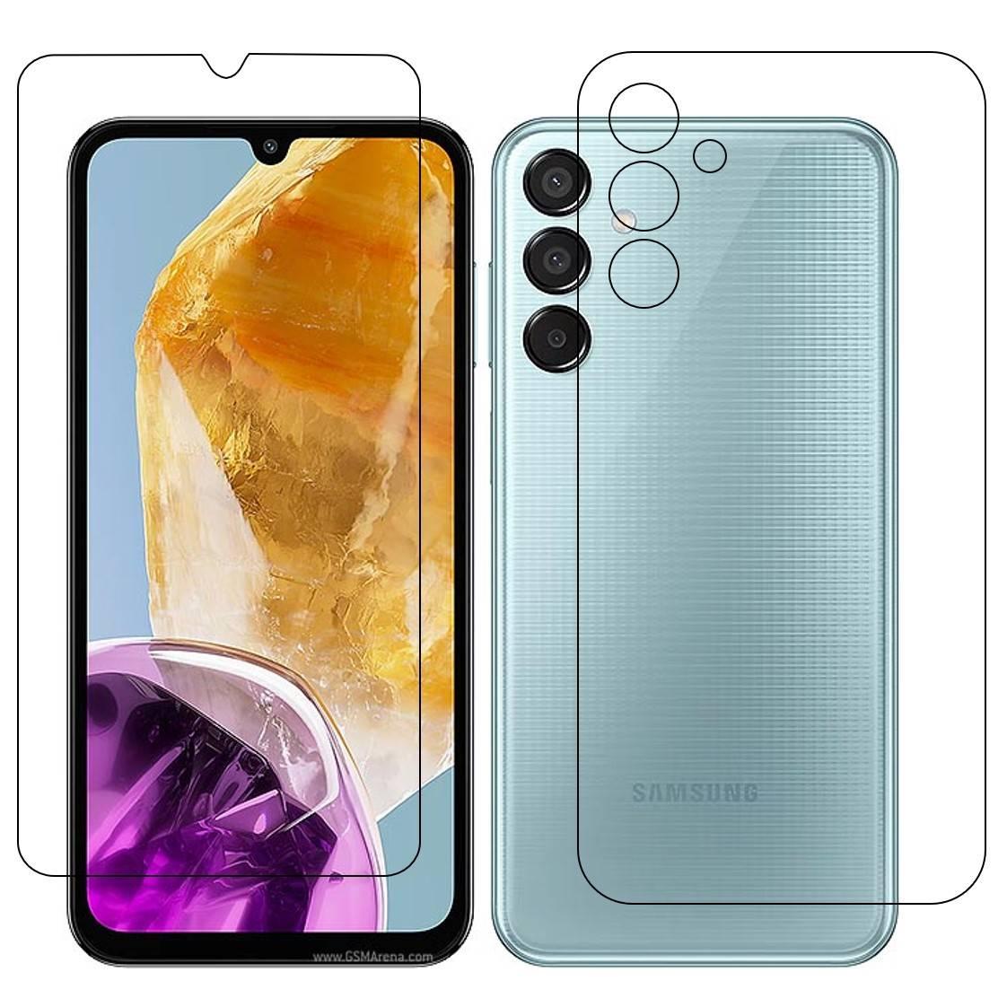 Samsung Galaxy M15 (Front & Back) 9H Protective Flexible Compatible Mobile Screen Protector