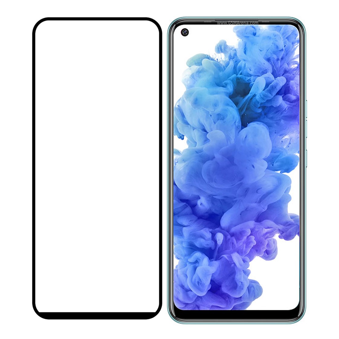 Tempered Glass Screen Protector Guard Compatible With Tecno Camon 16/Pova Spark 6 Edge to Edge Coverage With Free Installation Kit (Tempered Glass)