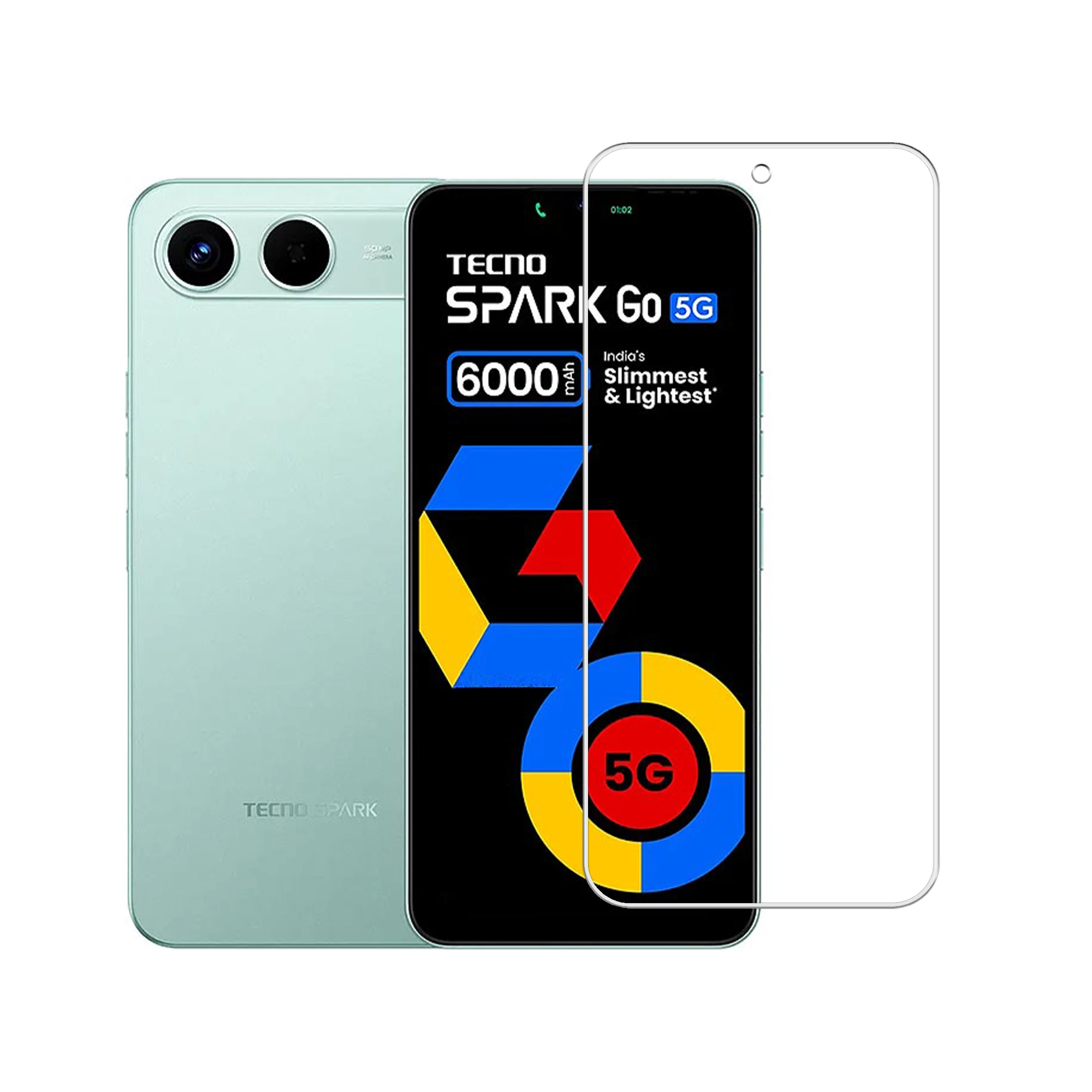 DVTECH 9H Screen Protector Compatible With Tecno Spark Go 5G | Perfect Fit | Edge to Edge | Flexible Screen Guard |