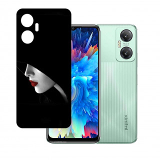  Infinix Hot 20 5G UV Embossed Touch Feel Design back Skin Protector for (Not a Tempered glass)