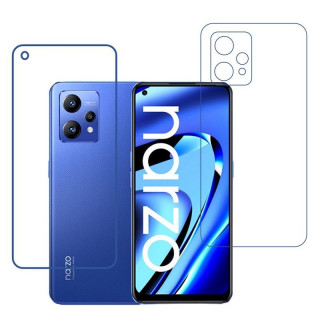 Realme Narzo 50 Pro 9H Front & Back Flexible Compatible Mobile Screen Protector (Not a Tempered glass)