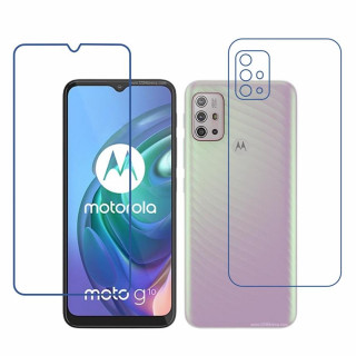 Motorola Moto G10 9H Front & Back Flexible Compatible Mobile Screen Protector (Not a Tempered glass)