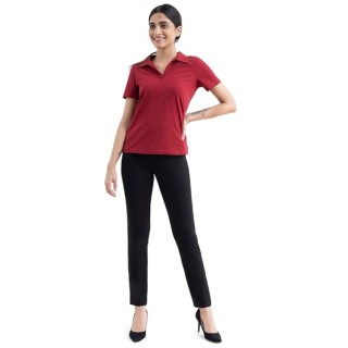 Livin Air Straight Fit Black Pants Women Black thumbnail 4