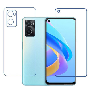 Oppo A76 9H Front & Back Flexible Compatible Mobile Screen Protector (Not a Tempered glass)