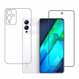 Infinix Note 12i 9H Front & Back Flexible Compatible Mobile Screen Protector (Not a Tempered glass)