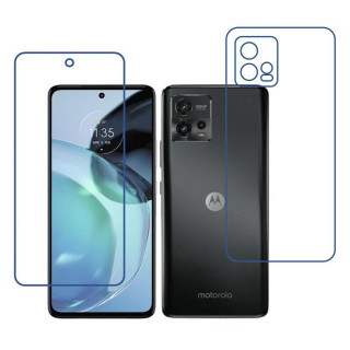 Motorola Moto G72 9H Protective Compatible Mobile Screen Protector For Front & Back (Not a Tempered glass)