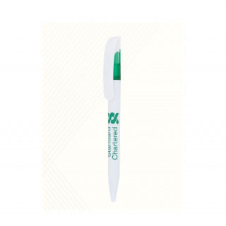 Custom Engraved Lido Click Action Pen Green(Pack of 10)