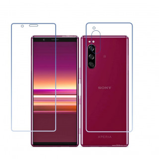 Sony Xperia 5 (Front & Back) 9H Flexible Unbreakable Scratch resistance Screen protector (Not a Tempered glass)