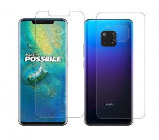 Huawei Mate 20 Pro Front and Back Screen Protector Unbreakable Protection Crystal Clear View Waterproof  (Not a Tempered Glass)