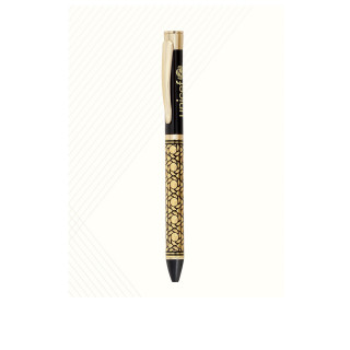 Golden Spring Stop Metal Ball Pen For Writing