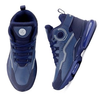 Treet Style Hi top Air Sole Solid Sneakers for Men Casual Shoes thumbnail 4