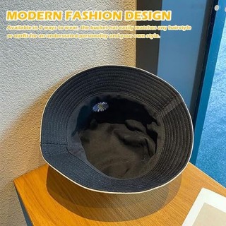 Bucket Hat Foldable Cotton Sun Beach Fisherman Casual Outdoor Cap Lovely Bomber Hats for Women Girl thumbnail 4