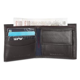Felix Leather Global Coin Wallet for Men - Brown 4 Card Slots thumbnail 5