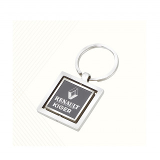 Silver Stainless Steel Keychain Metal For Gifting With Key Ring Anti-Rust