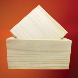 Square Plaine Design Natural Wooden Coasters for Your Drinks Beverages & Bar Glasses -(set of 4) thumbnail 3
