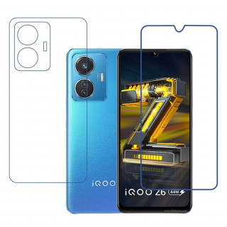 vivo iQOO Z6 44W 9H Front & Back Flexible Compatible Mobile Screen Protector (Not a Tempered glass)