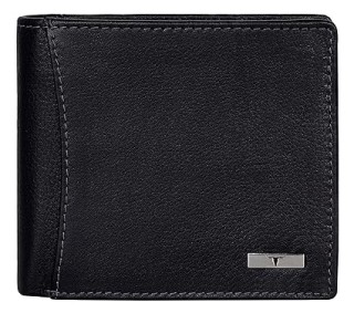 Oliver Black Leather Wallet for Men 6 Card Slot