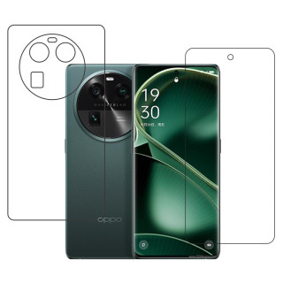Oppo Find X6 TPU Protective Compatible Mobile Screen Protector For Front & Back (Not a Tempered glass)