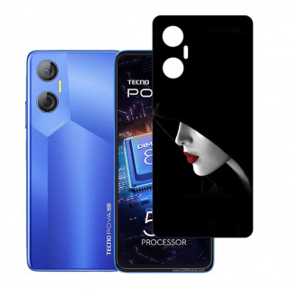 Tecno Pova Neo 5G UV Embossed Touch Feel Design back Skin Protector for (Not a Tempered glass)