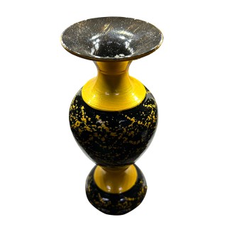 Flower Vase For Home And Office Decoratoin Purpose Pot With Flower ( Black Medium Pack of 2) thumbnail 5