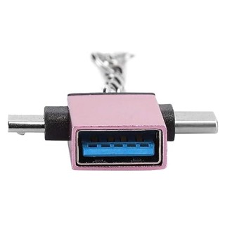2 in 1 OTG Adapter Micro USB Type c, and Type-b All in 1 Multi OTG Connector for Mobile OTG hub USB 3.0 High Speed Data Transfer Converter for Android (pack of 2 Assorted) thumbnail 2