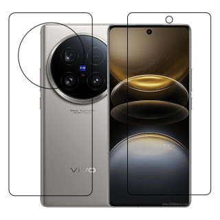 Vivo X100s Pro (Front & Back) TPU Protective Flexible Compatible Mobile Screen Protector