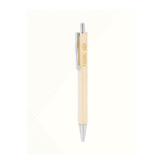 Natural Stylish Ballpoint Bamboo Ball Pen Back to School Supplies Journaling Office Sustainable Pens for Writing Products 