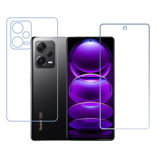 Xiaomi Redmi Note 12 Explorer TPU Protective Compatible Mobile Screen Protector For Front & Back (Not a Tempered glass)