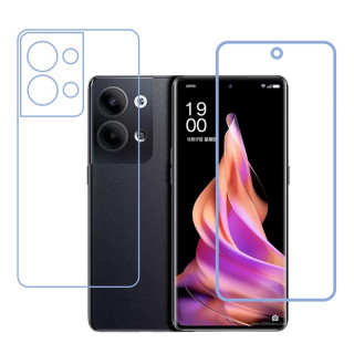 Oppo Reno9 TPU Protective Compatible Mobile Screen Protector For Front & Back (Not a Tempered glass)