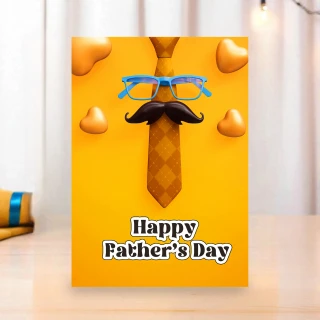 Personalized Mirror Greeting Card for Father’s Day & Multi-Occasion Celebrations – Custom Photo Gift