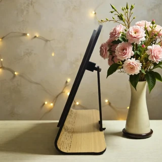 Personalized Foldable MDF Wood Photo Frame for Table & Desk | Custom Printed Wooden Picture Frame Gift | DVMART thumbnail 3