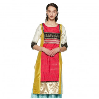 Women's Straight Kurta Multicolor thumbnail 2