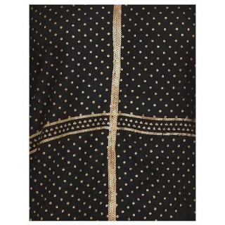 Women's Straight Kurta Black thumbnail 5