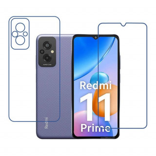 Xiaomi Redmi 11 Prime 9H Protective Compatible Mobile Screen Protector For Front & Back (Not a Tempered glass)