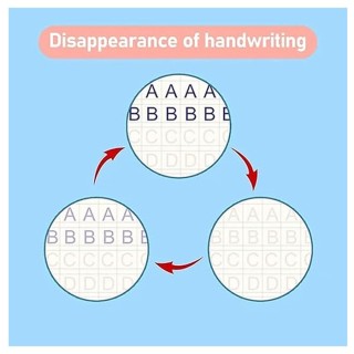BOOK FOR KIDS Practical Reusable Writing Tool Simple Hand Lettering Kids Early Learning books (Set of 4 BOOK 10 REFILL 1 Pen  1 Grip) thumbnail 5