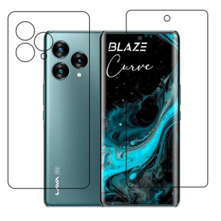 Lava Blaze Curve (Front & Back) TPU Protective Compatible Flexible Unbreakable Mobile Screen Protector