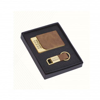 2 In 1 Gift Set Key Chain and Visiting Card Holder