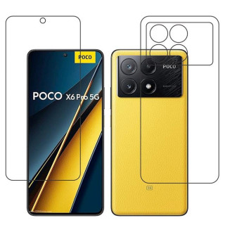 Xiaomi Poco X6 Pro (Front & Back) 9H Protective Compatible Flexible Unbreakable Mobile Screen Protector