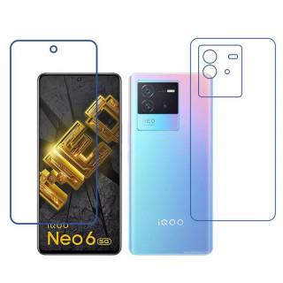 vivo iQOO Neo 6 9H Front & Back Flexible Compatible Mobile Screen Protector (Not a Tempered glass)