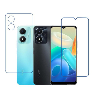 vivo Y02s 9H Front & Back Flexible Compatible Mobile Screen Protector (Not a Tempered glass)