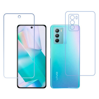 Vivo T1 9H Protective Compatible Mobile Screen Protector For Front & Back (Not a Tempered glass)