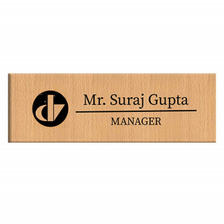 Modern Name Plates With Laser Engraved Customized Personalized For Decoration