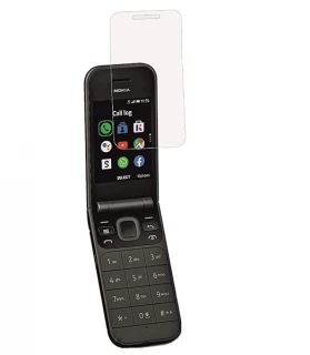 Mobile screen guard 9H Compatible With Nokia 2720 V Flip (2720-5) 2019 (2.8 Inches) | Flexible Screen Protector| Perfect fit | Edge to Edge