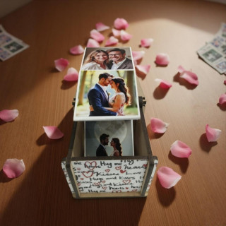Personalized Photo Popup Box Gift – Perfect for Birthday, Anniversary & Valentine’s Day thumbnail 2