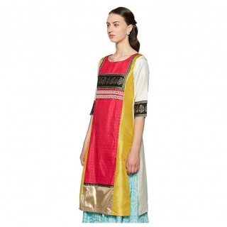 Women's Straight Kurta Multicolor thumbnail 5