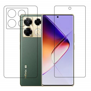 Infinix Note 40 Pro (Front & Back) TPU Protective Compatible Flexible Unbreakable Mobile Screen Protector