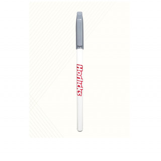 White Color Cap Type Ball Pen(Pack of 10)