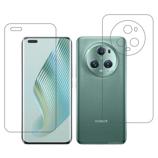 Honor Magic5 Pro TPU Protective Compatible Mobile Screen Protector For Front & Back (Not a Tempered glass)